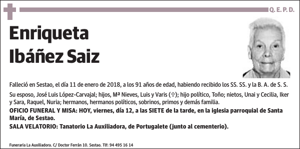 Enriqueta Ibáñez Saiz