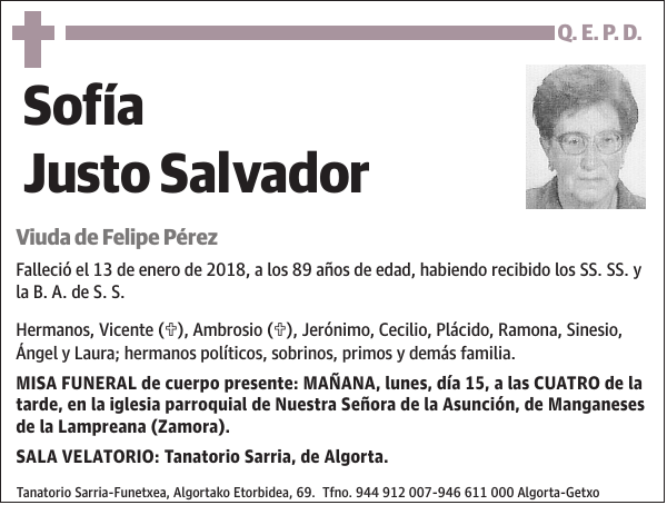 Sofía Justo Salvador