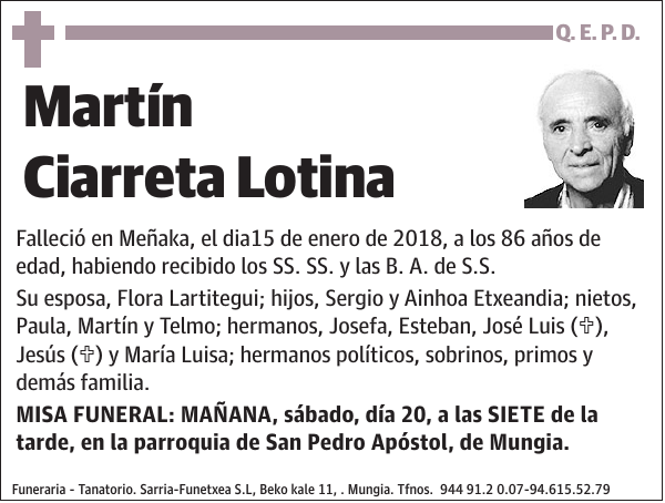 Martín Ciarreta Lotina