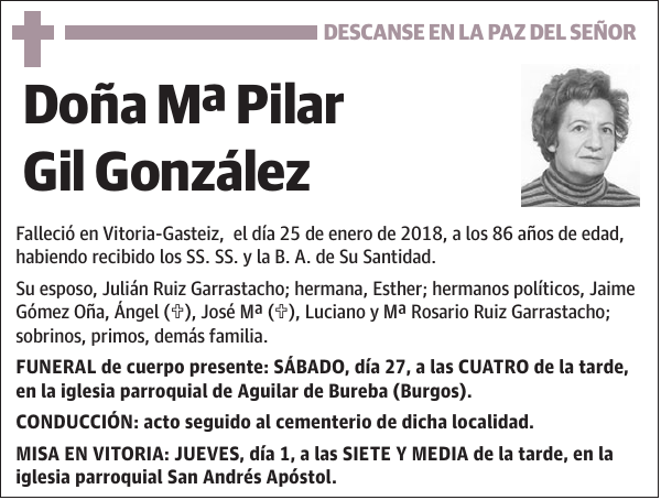 Mª Pilar Gil González