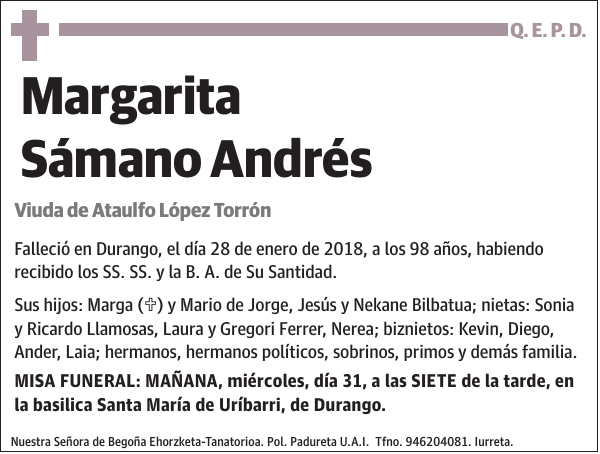 Margarita Sámano Andrés