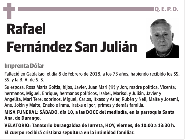 Rafael Fernández San Julián