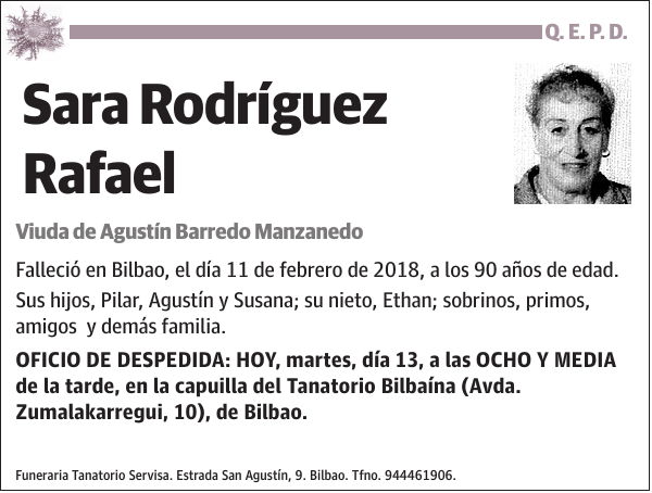 Sara Rodríguez Rafael
