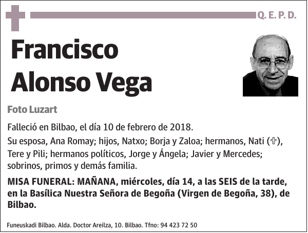 Francisco Alonso Vega