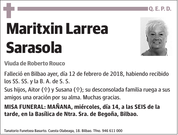 Maritxin Larrea Sarasola