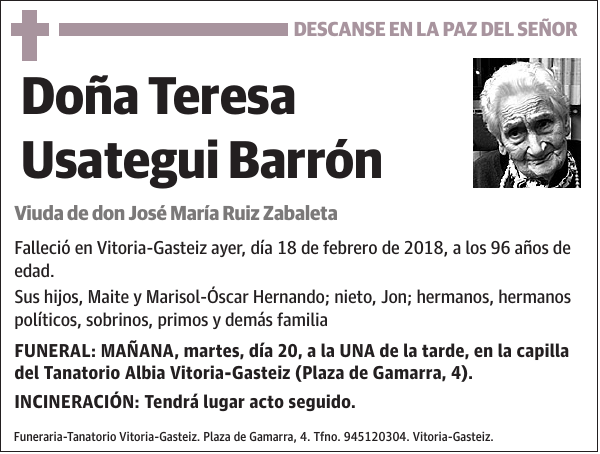 Teresa Usategui Barrón