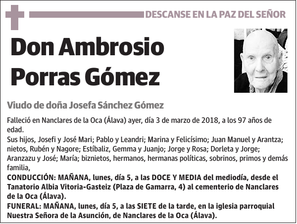 Ambrosio Porras Gómez