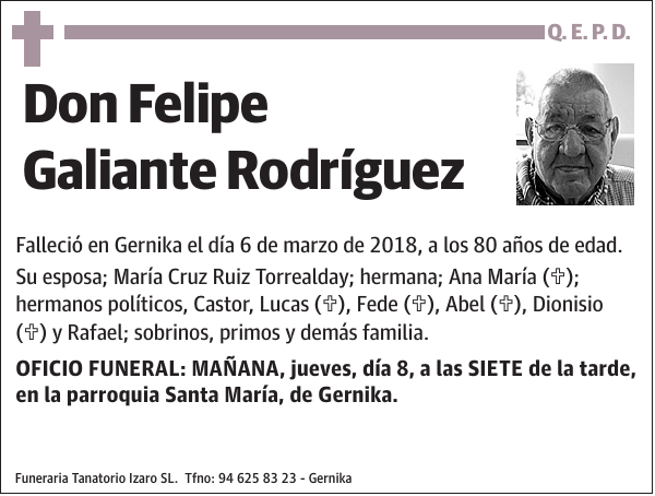 Felipe Galiante Rodríguez