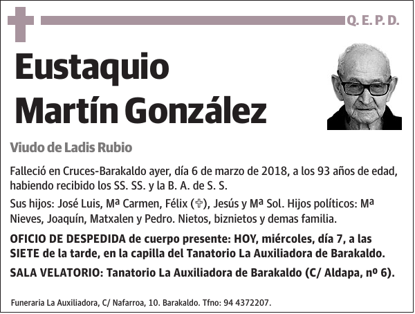 Eustaquio Martín González