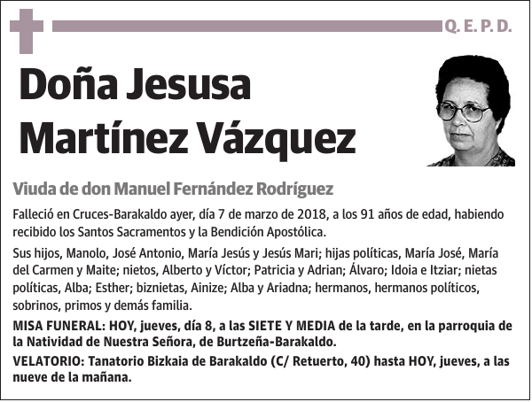 Jesusa Martínez Vázquez
