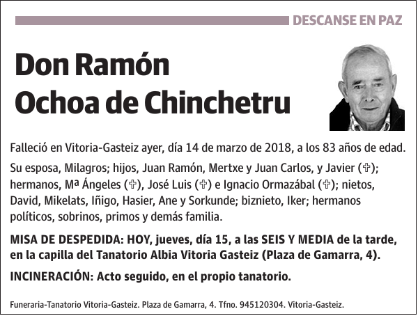 Ramón Ochoa de Chinchetru