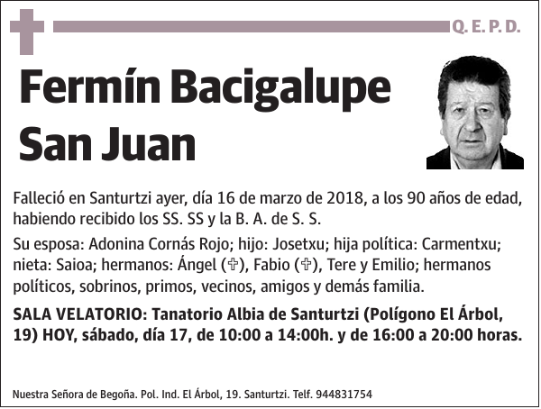 Fermín Bacigalupe San Juan