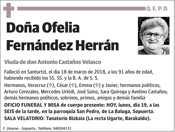 Ofelia Fernández Herrán