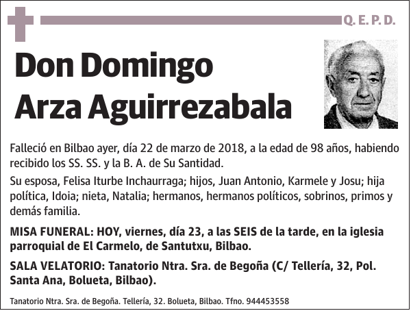 Domingo Arza Aguirrezabala