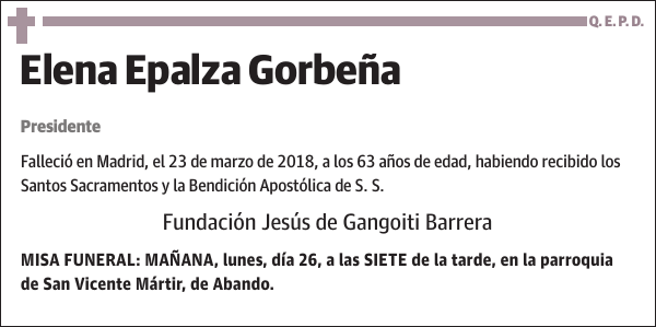 Elena Epalza Gorbeña