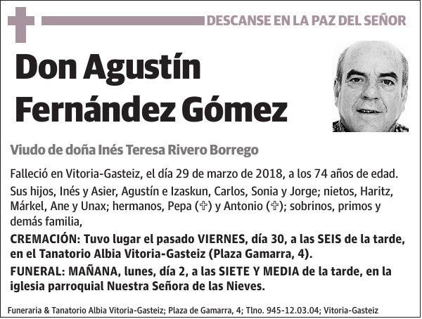 Agustín Fernández Gómez