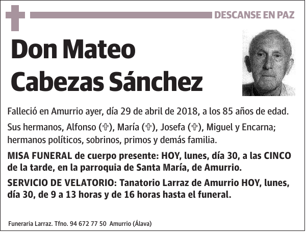 Mateo Cabezas Sánchez