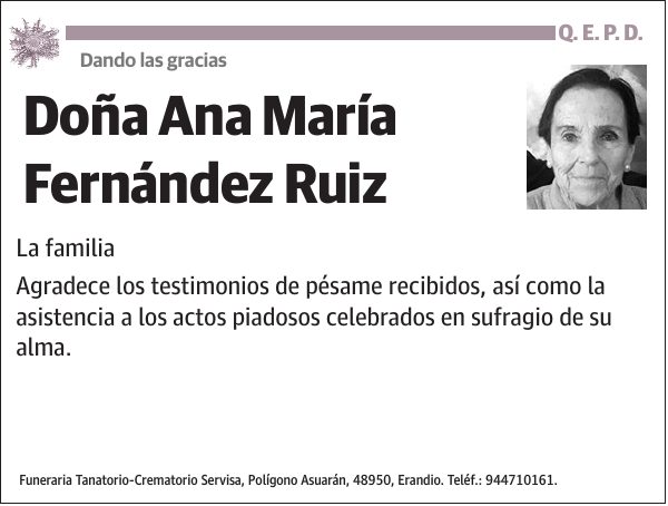 Ana María Fernández Ruiz