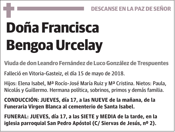 Francisca Bengoa Urcelay