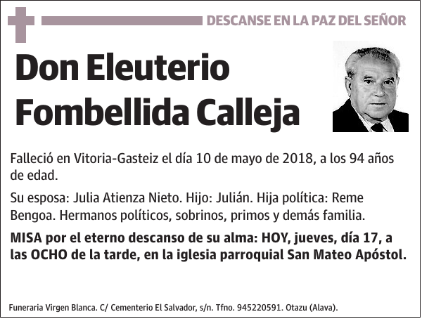 Eleuterio Fombellida Calleja