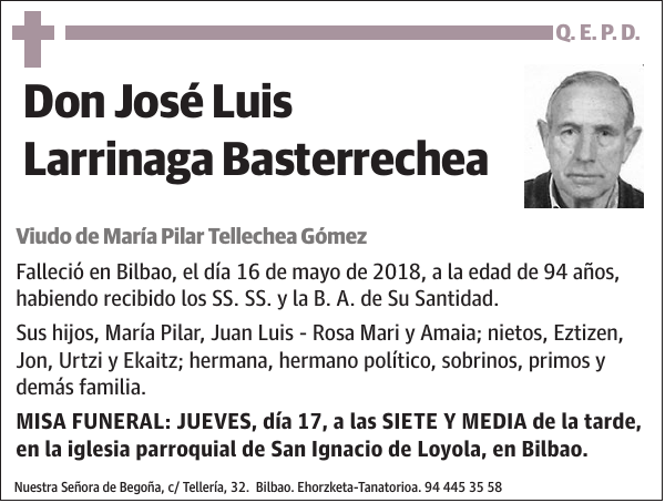 José Luis Larrinaga Basterrechea