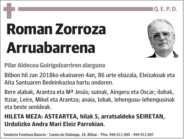 Roman Zorroza Arruabarrena