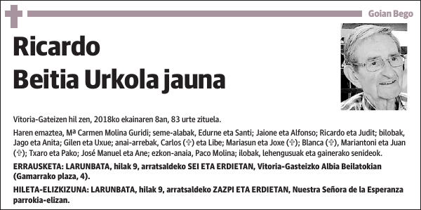 Ricardo Beitia Urkola