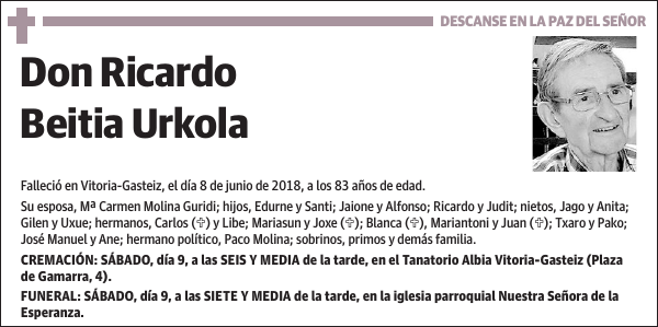 Ricardo Beitia Urkola