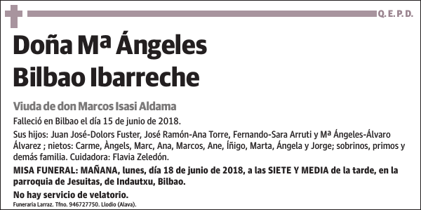 Mª Ángeles Bilbao Ibarreche