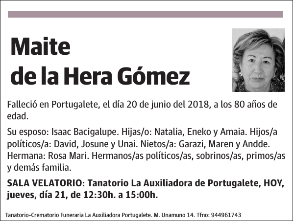Maite de la Hera Gómez