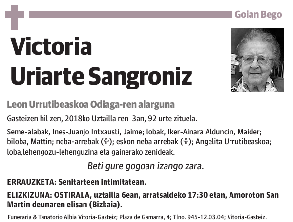 Victoria Uriarte Sangroniz