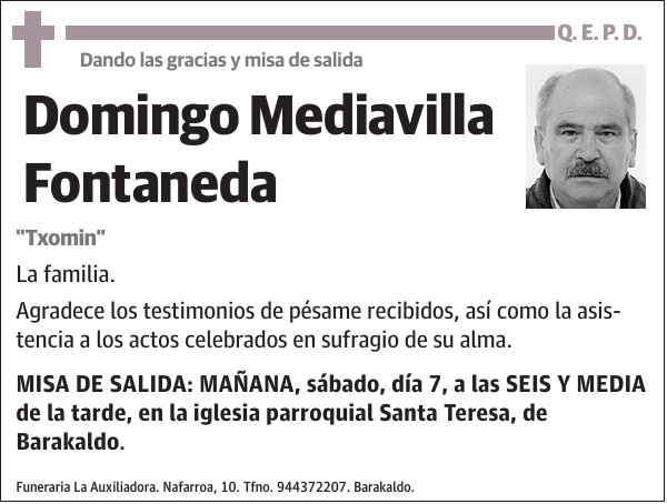 Domingo Mediavilla Fontaneda