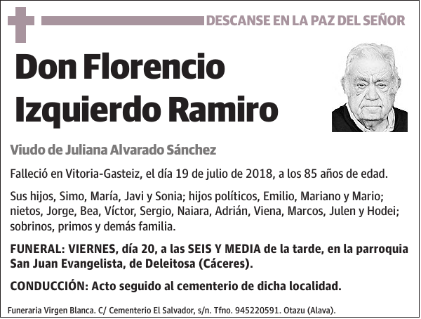 Florencio Izquierdo Ramiro
