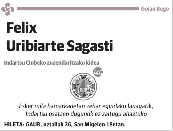 Felix Uribiarte Sagasti