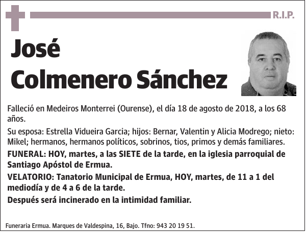José Colmenero Sánchez