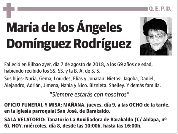 María de los Ángeles Domínguez Rodríguez