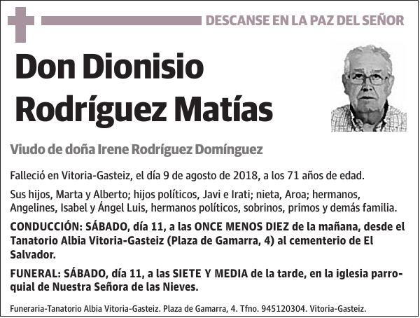 Dionisio Rodríguez Matías