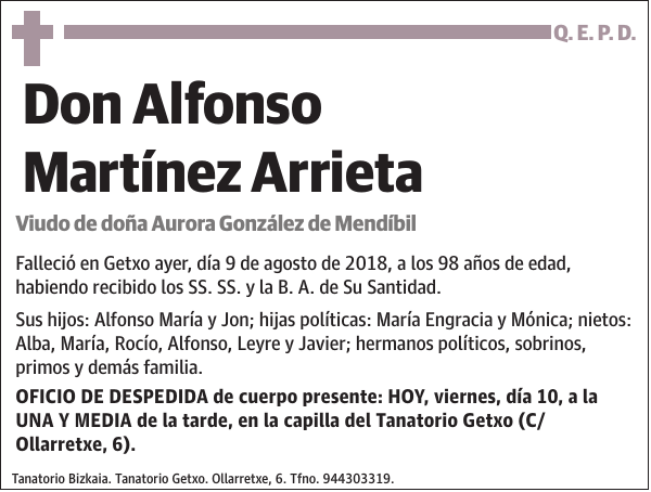 Alfonso Martínez Arrieta
