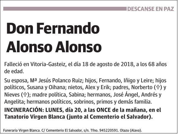 Fernando Alonso Alonso