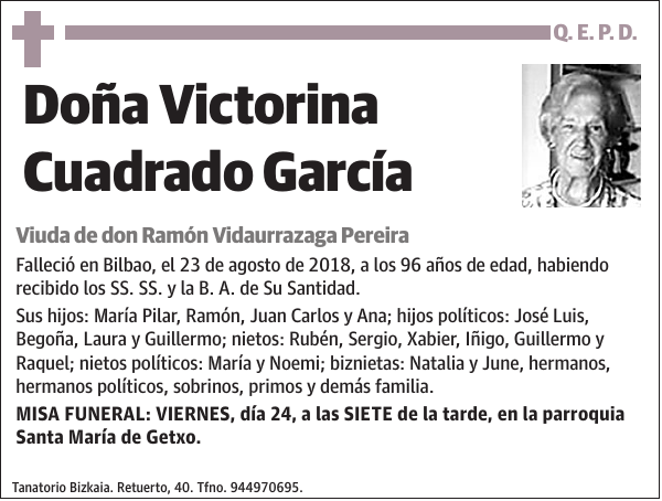 Victorina Cuadrado García
