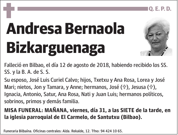 Andresa Bernaola Bizkarguenaga
