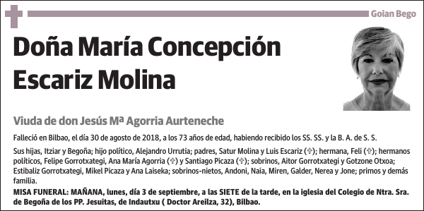 María Concepción Escariz Molina