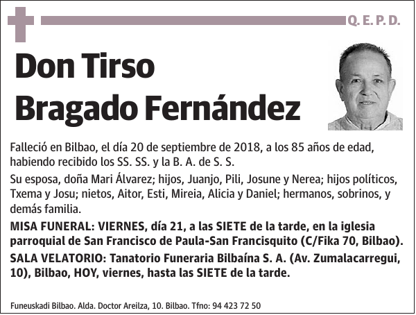 Tirso Bragado Fernández