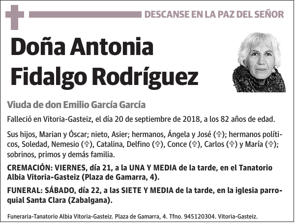 Antonia Fidalgo Rodríguez