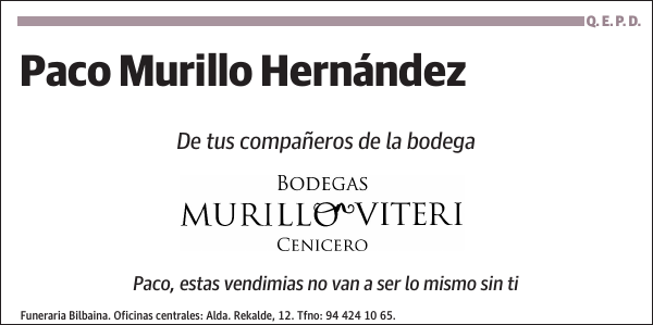 Paco Murillo Hernández