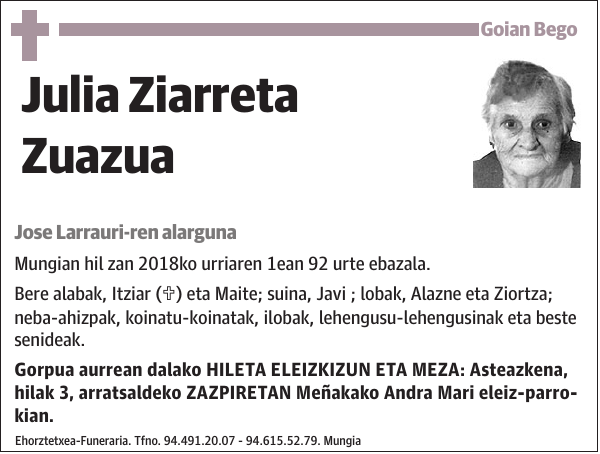 Julia Ziarreta Zuazua