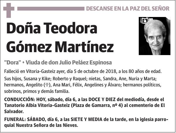 Teodora Gómez Martínez