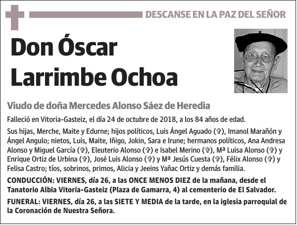 Óscar Larrimbe Ochoa