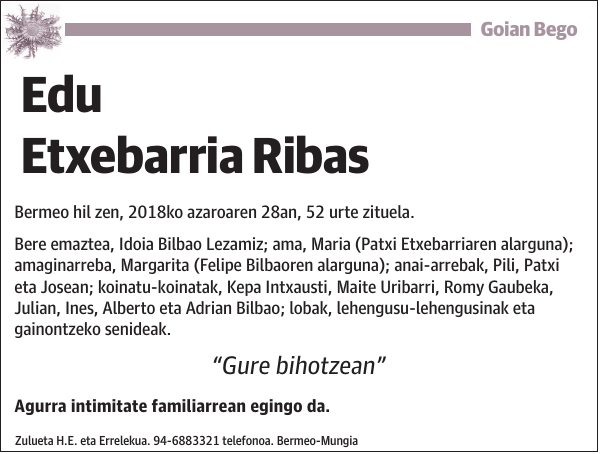 Edu Etxebarria Ribas Bermeo