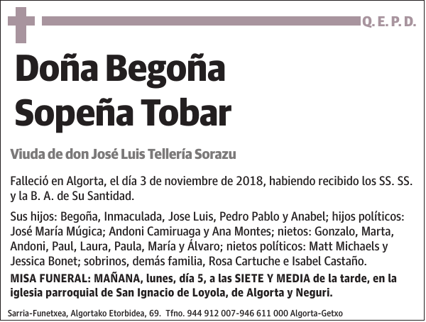 Begoña Sopeña Tobar
